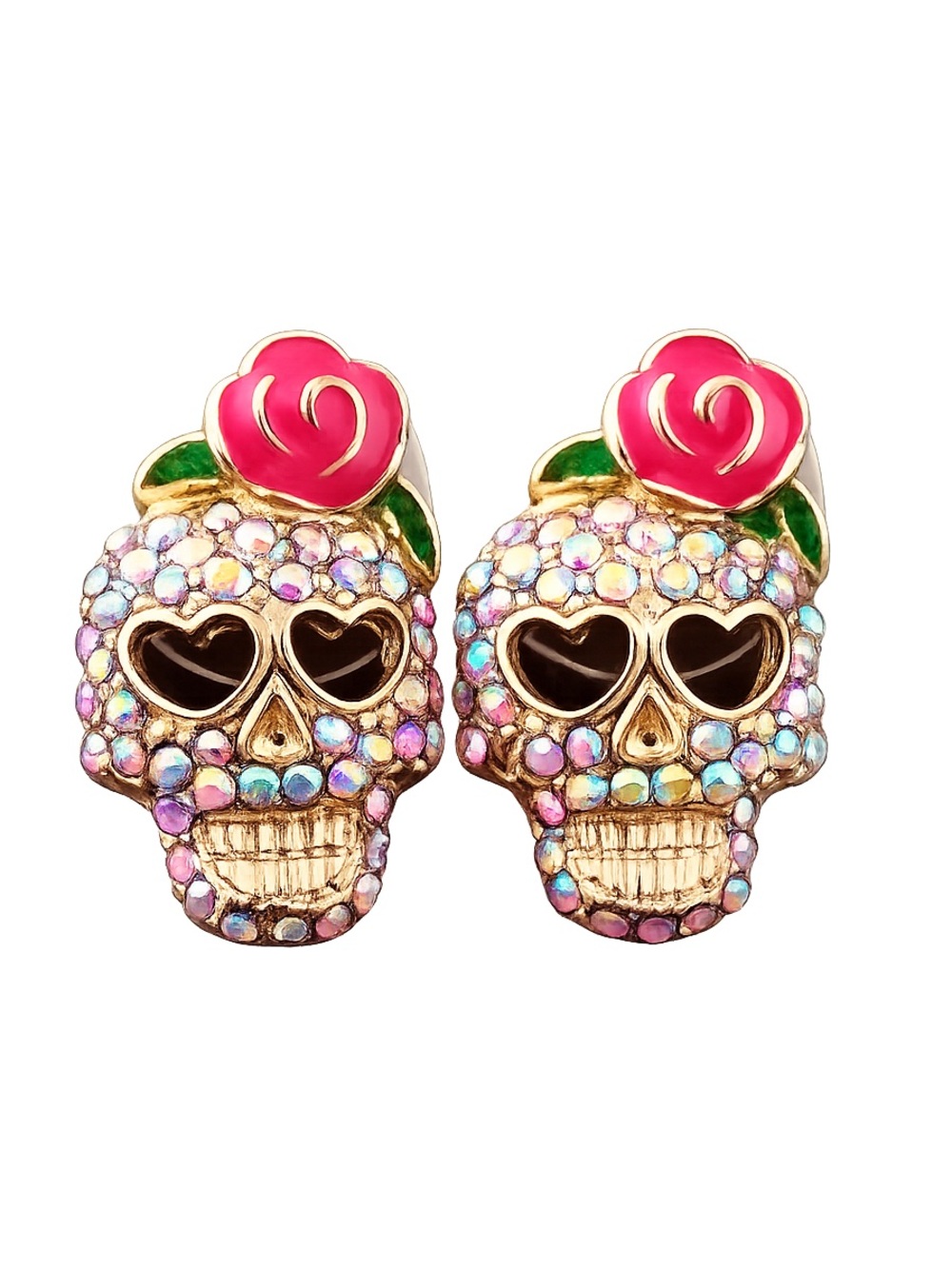 Skull & Roses Earrings 💀
